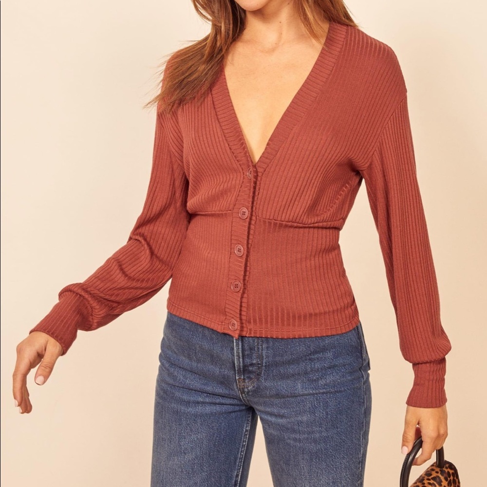 Reformation Vitalya Top in Rust